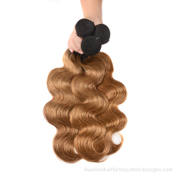 8 Inch Virgin Remy Indian Hair Weft Uzbekistan Natural Human 2 Toned Virgin Hair Extensions Weave